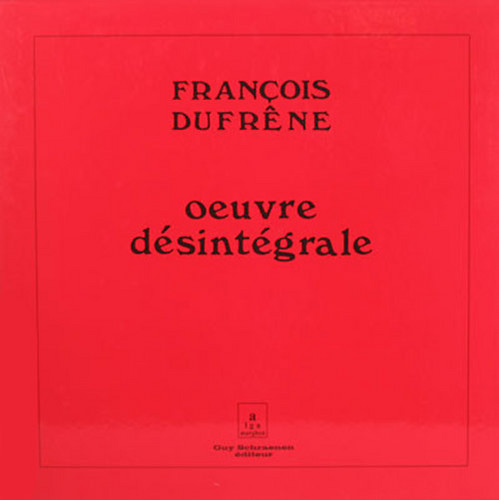 Oeuvre Désintégrale