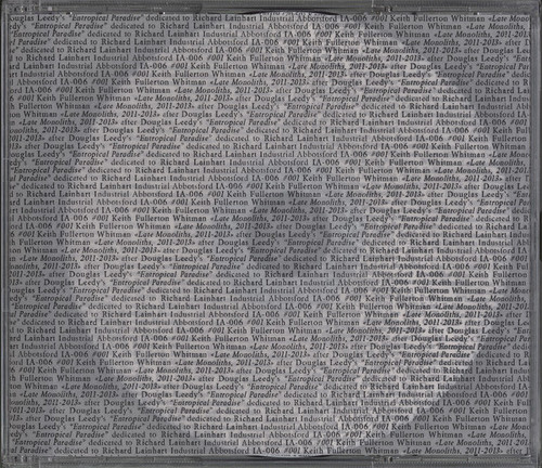 Late Monoliths, 2011-2013