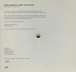 Mort aux vaches. Song of separation