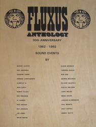 Fluxus Anthology 30th Anniversary 1962-1992 Sound Events