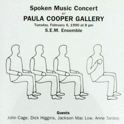Spoken Music Concert At Paula Cooper Gallery