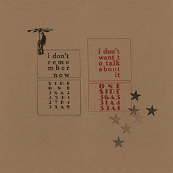 I Don't Remember Now / I Don't Want To Talk About It