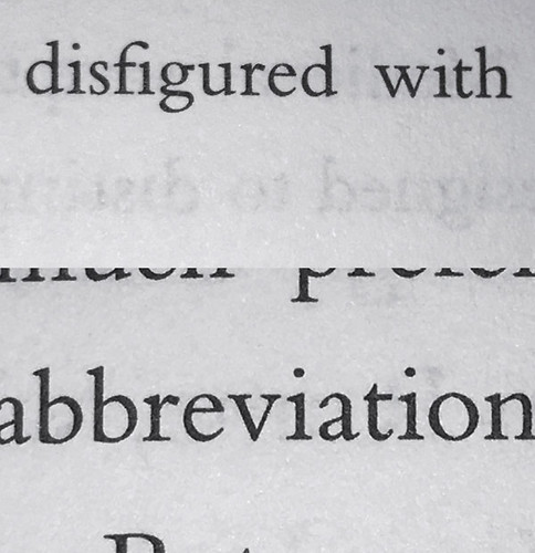 Disfigured With Abbreviations