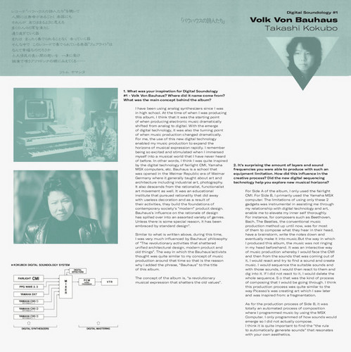 Digital Soundology #1 Volk von Bauhaus