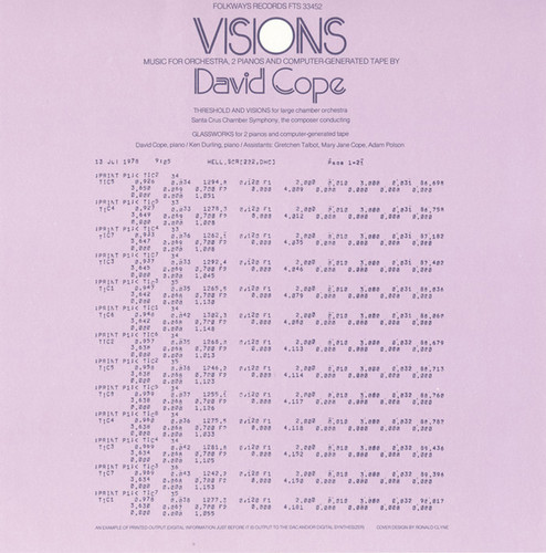 Visions - Music for Orchestra, 2 Pianos and Computer-Generated Tape