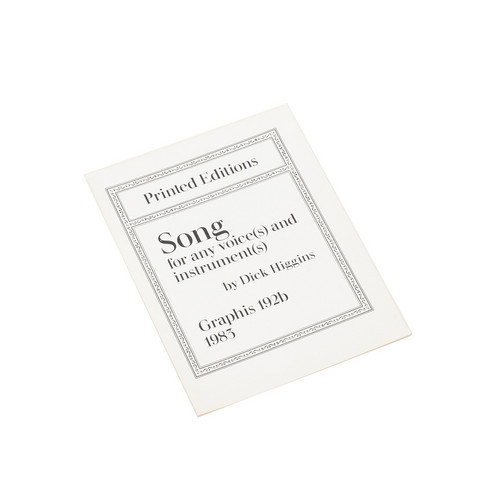 Song for Any Voice(s) and Instrument(s) (Book)