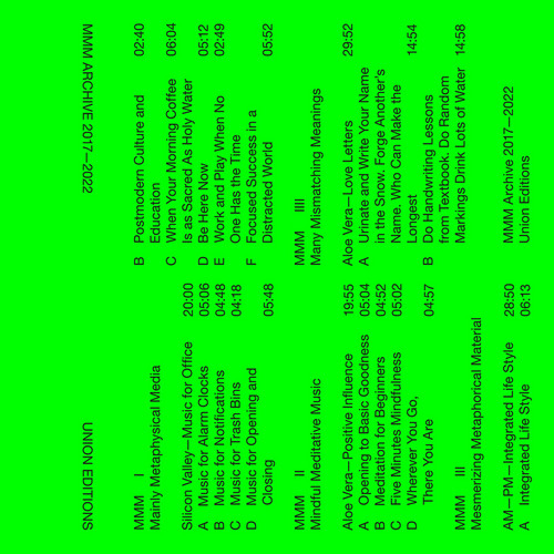 MMM Archive 2017​–​2021