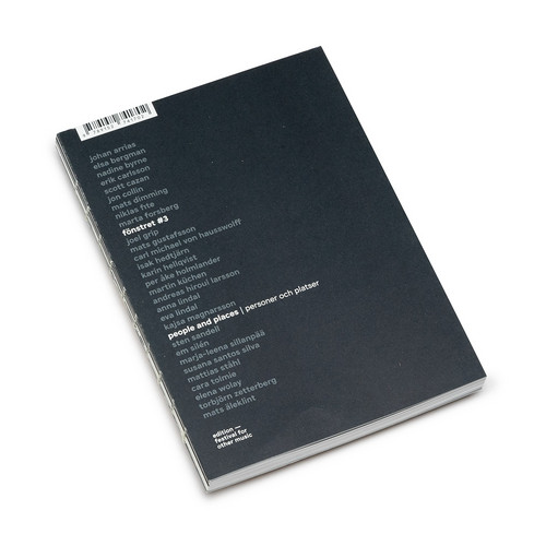 Fonstret N.3 - Edition Festival For Other Music (Magazine)
