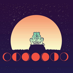 Dieu Lune et La Grenouille