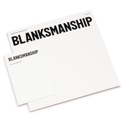 Blanksmanship