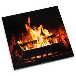 Un Feu De Cheminée
