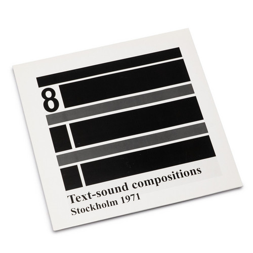 Text-Sound Compositions 8: Stockholm 1971